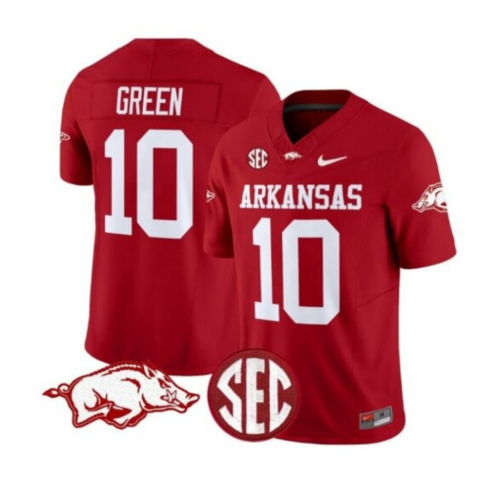 Mens Youths Kids Taylen Green Cardinal Vapor Stitched Jersey